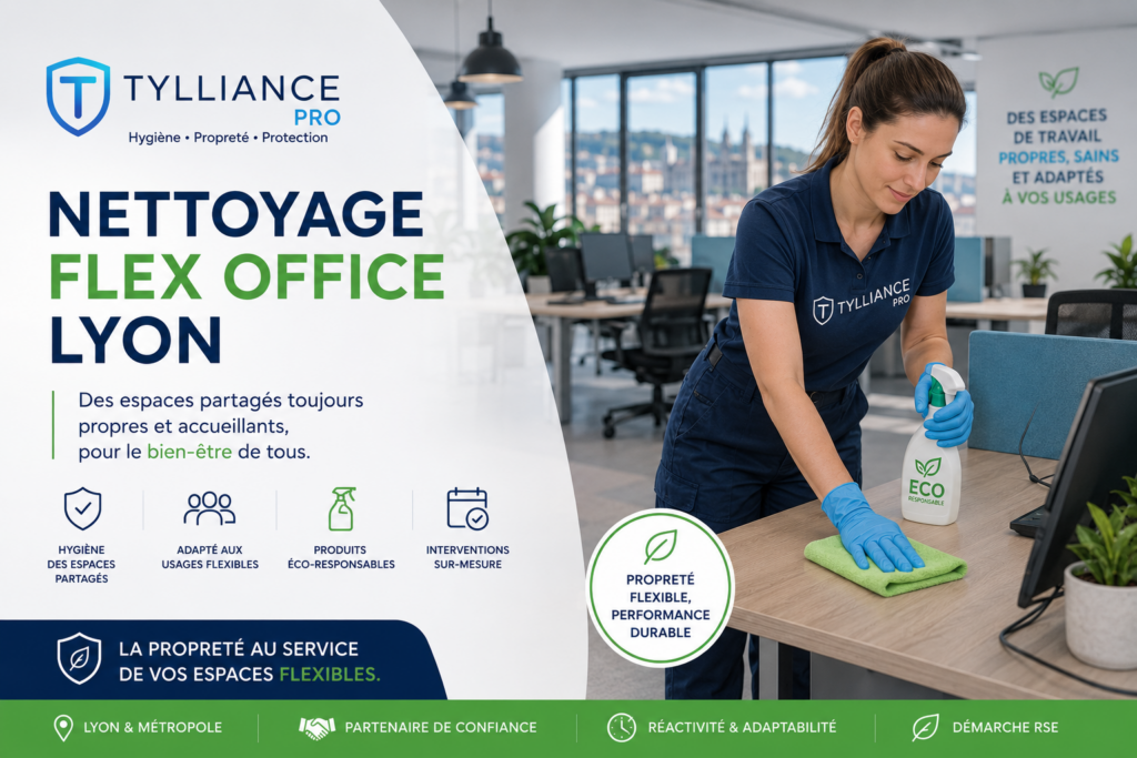 Nettoyage flex office à Lyon
