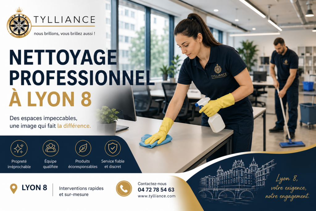 Nettoyage professionnel à Lyon 8