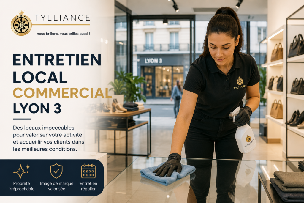 entretien local commercial Lyon 3