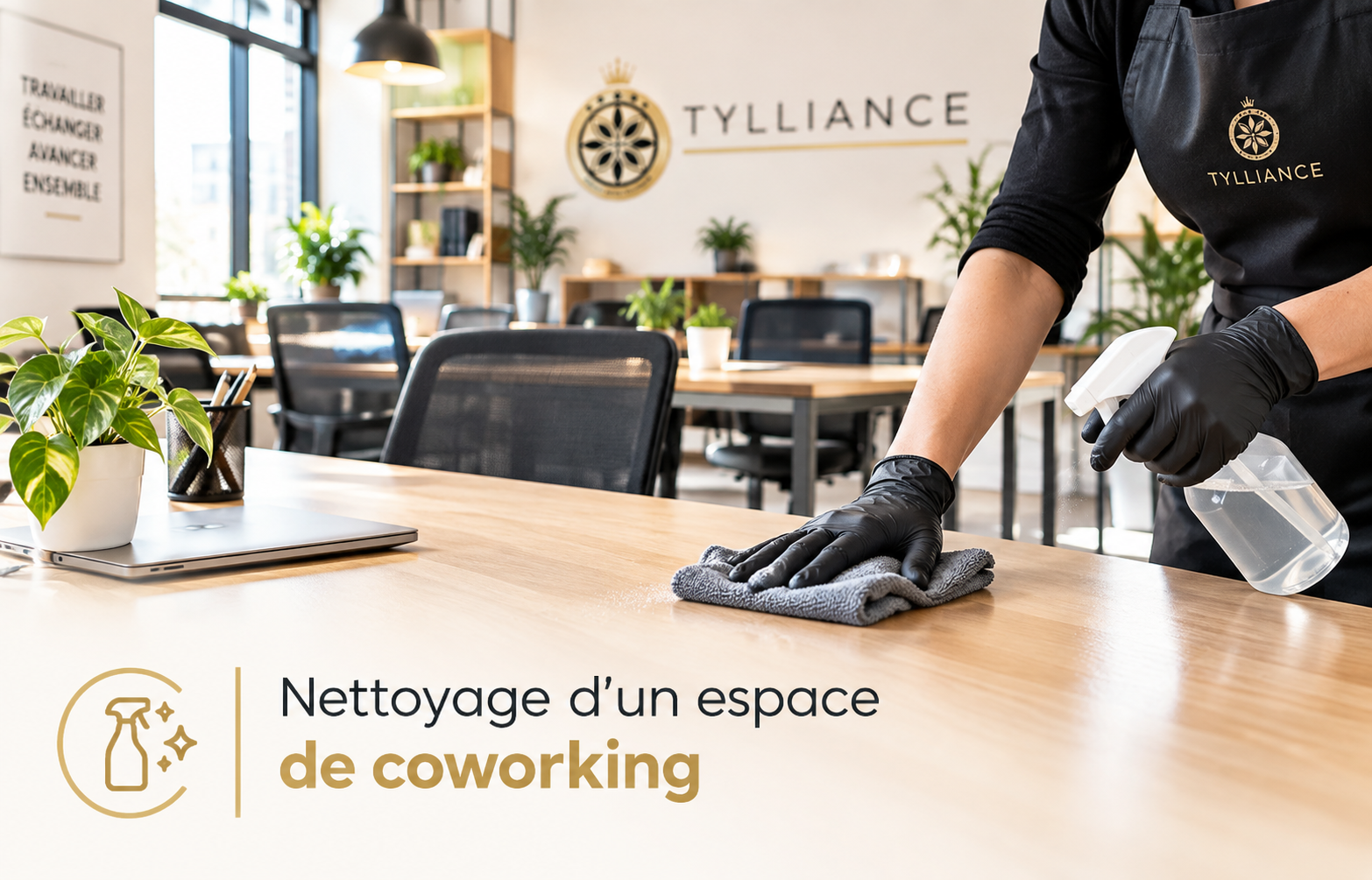 Nettoyage d’un espace de coworking